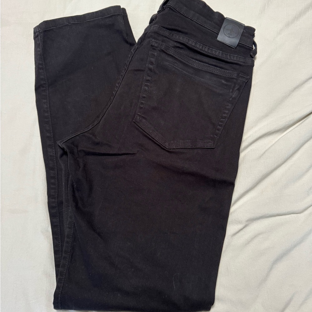 Aviator Black Denim Jeans sz 34